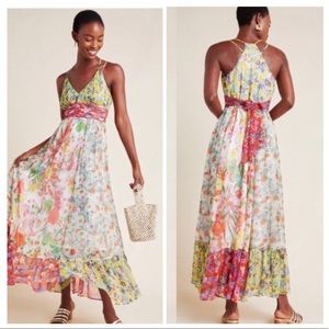 Anthropologie Floral Maxi dress